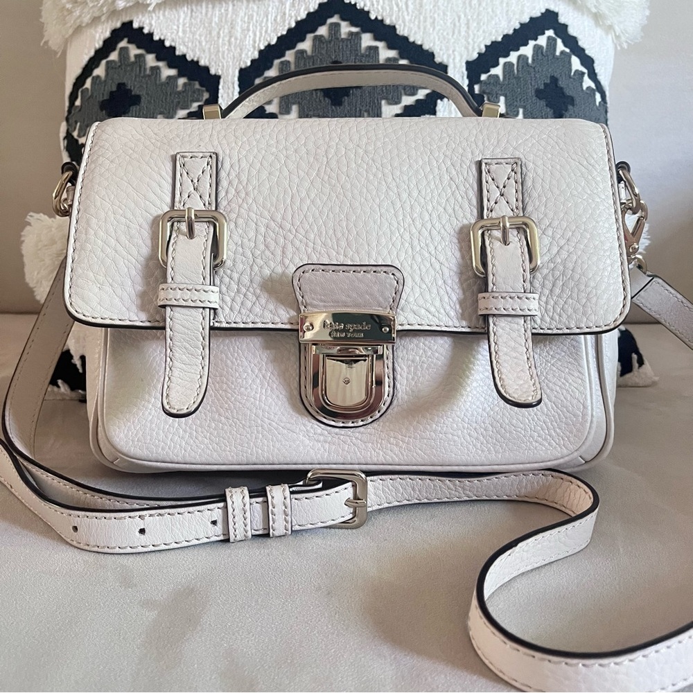 NWOT Kate Spade off white leather crossbody bag